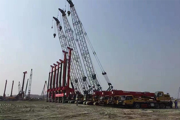 山鋼集團(tuán)日照鋼鐵精品基地(煉鐵、煉鋼、燒結(jié)、球團(tuán)、焦化)樁基工程